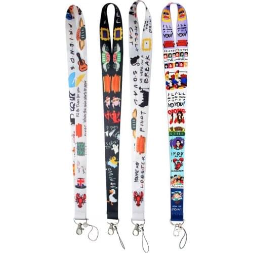 Friends TV Show Themed Badge Lanyards Phone String Holder for Adults Keychain Badge Holder for key Gift Accessories
