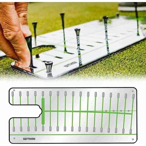 1Pc Golf Swing Straight Practice Alignment Training Eye Putting Aid Mirror Mirror Trainer Golf Line Putting Swing Golf Acce Q7I6