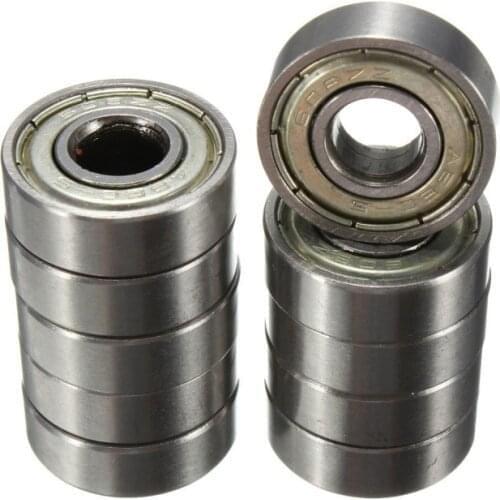 10pcs 8 x 22 x 7mm Skateboard Sco​oter Roller Blade Bearings Wheels ABEC-5 608ZZ