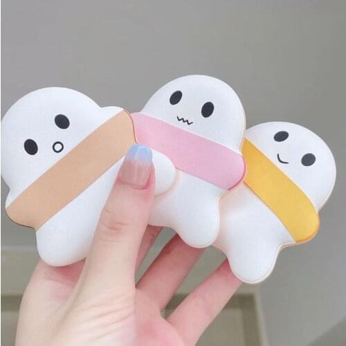 AUQUEST 3Pcs Cute Smooth Cosmetic Puff Facial Powder Puff Soft Makeup Foundation Sponge Cosmetic Air Cushion Pad Beauty Tools