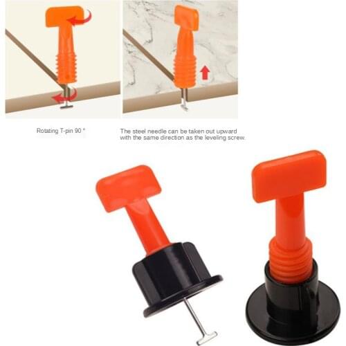 50 Pcs Horizontal Wedges Tile Gaskets for Floors Wall Tile Gaskets Tile Leveling System Leveler Locator Gasket