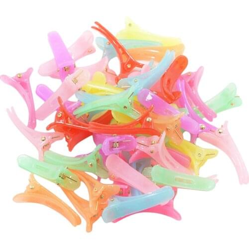 50pcs Lovely Assorted Candy Color Kids DIY Hair Accessories Crocodile Barrette Clip Hairpins 3.5cm