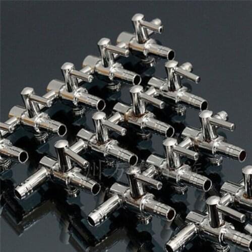 Aquarium Accessories 3 4 5 Ways Aquarium Inline Air Splitter Control Valve For Fish Tank Oxygen Pump Hose