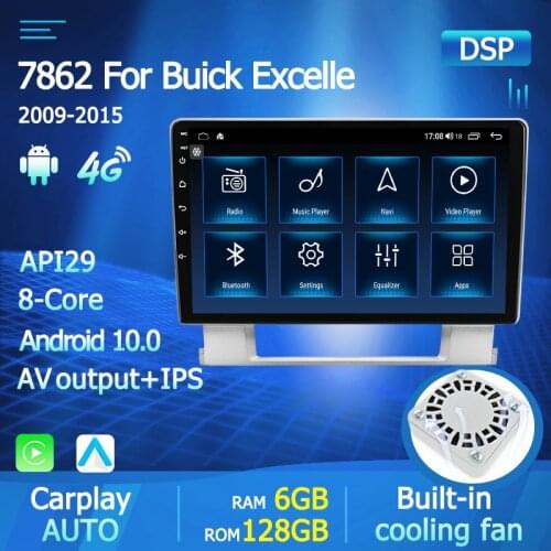 Android 10 IPS DSP Car Stereo For Buick Excelle 2 2009 - 2015 For Opel Astra J 2009 - 2017 Multimedia DVD Player GPS Navi Radio