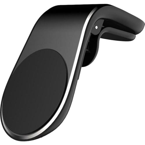 Car Magnetic Suction Mobile Phone Holder Air Vent Mount Bracket Stand Black