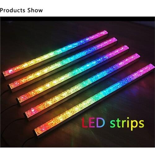 Computer PC Case 3 Pin LED Motherboard Light Strip Chassis Decorative Lighting Strip Motherboard with Magnetic