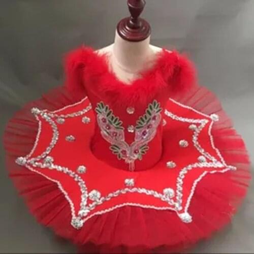 Childrens Little Swan Dance Dance Costume Ballet skirt TUTU Shawl Girls Tutu Skirt Performance Clothing