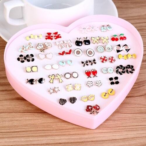 Hot Sale Fashion Bohemian Earrings Set for Women New Trendy Flower Round Geometric Metal Stud Earring 2021 Trend Female Jewelry