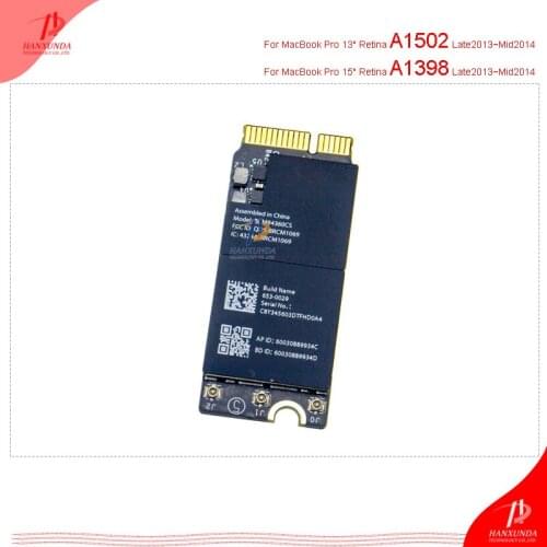 Hanxunda Air Port Wireless Network Card 653-0029 BCM94360CS 661-8143 for A1502 A1398