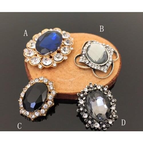 Hot Sale wholesale 20pcs/lot Wedding Diamond Button Flatback Button rhinestone Button Crystal DIY craft Accessories YC24