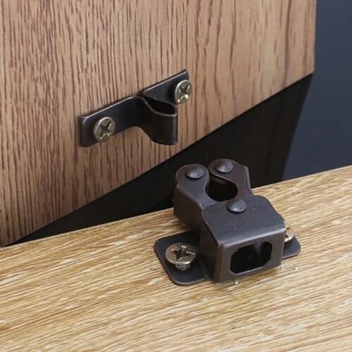 2PCS Magnet Cabinet Catches Door Stop Closer Stoppers Damper Buffer For Wardrobe Hardware Furniture Fittings Accessories Hot