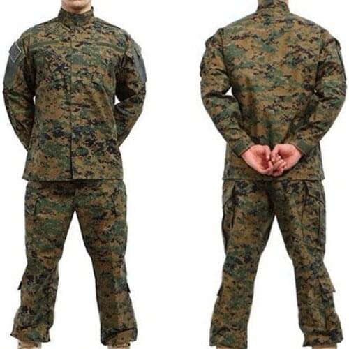 BDU USMC Camouflage suit sets Army Military uniform combat Airsoft uniform -Only shirt & pants