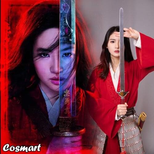 Movie Hua Mulan Cosplay Costume Princess Dresses Chinese Clothing Halloween Suit For Women Any Size New