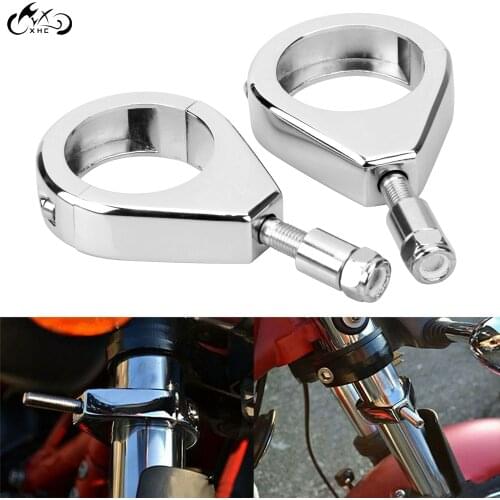 Motor Chrome 39mm Relocation Bracket Turn Signal Clamp For Harley Touring Road King Dyna Softail Sportster Honda Shadow Aero 750