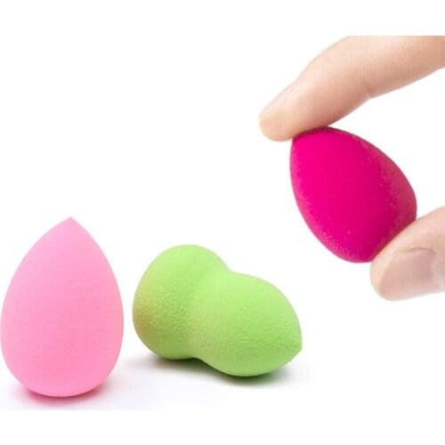 10pcs Mini Makeup Sponge Water Drop Shape Make Up Foundation Puff Concealer Powder Smooth Beauty Cosmetic Makeup Sponge Tool