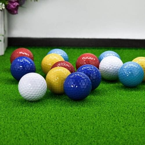 Golf Ball Practice Plastic Sports Home Indoor and Outdoor Resistant Training Red Yellow Blue Green Golf Ball Golf Accessories