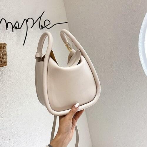 2021 Summer New Fashion Ins Textured High Quality Mini Bag Girl One-shoulder Purple Yellow Portable Tote Bucket Pillow Handbag