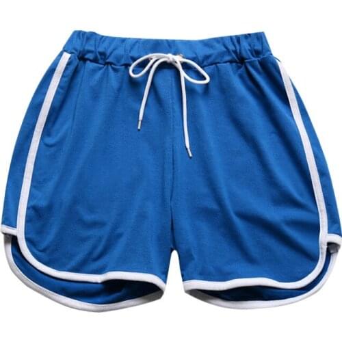 Women's Clothing Shorts Summer New Casual Thin Shorts Elastic Drawstring Patchwork Soft Women Sports Shorts
