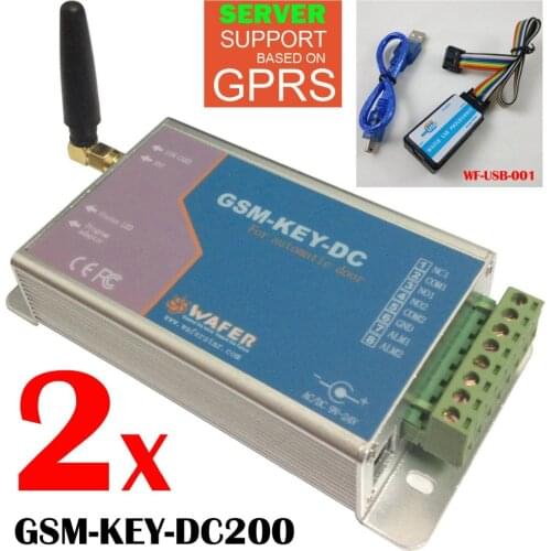 GSM Remote controller for gate opener (Support normal authorized numbers and Special access phone number) App support