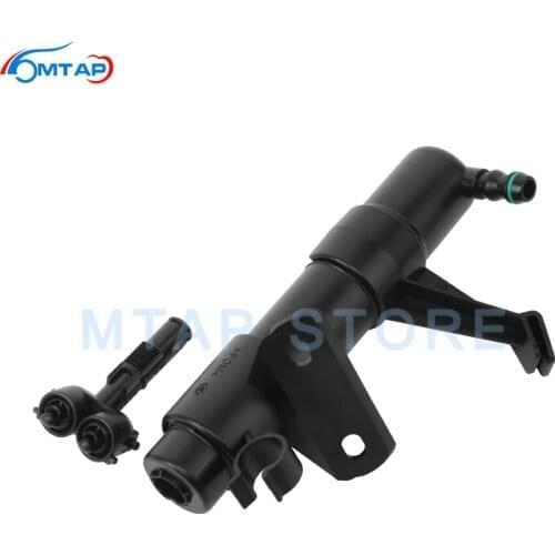 Headlamp Light Cleaning Spray+Actuator For Volkswagen For Touareg 2007 2008 2009 2010 Head light Nozzle+Pump