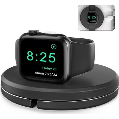 Folding Magnetic Wireless Charger for Apple Watch 1 2 3 4 5 6 SE Nike+ Edition 5W Fast Charge Portable Charging Pad for iWatch