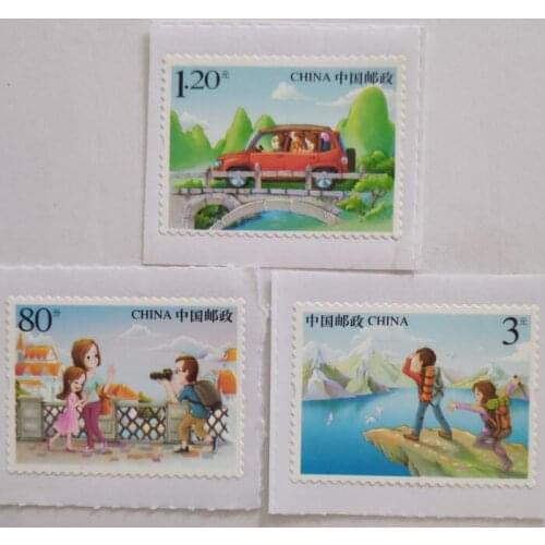 3PCS Special stamps for greeting cards China Post Stamps Postage Collection