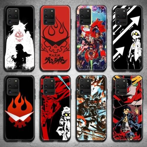 Tengen Toppa Gurren Lagann Phone Case For Samsung Galaxy S21 Plus Ultra S20 FE M11 S8 S9 plus S10 5G lite 2020