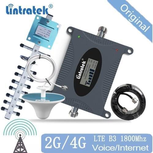 Lintratek Signal Booster Cellular Repeater 850 900 2600 1700 1900 2600mhz Signal Amplifier Amplificador for Europe Asia Americas