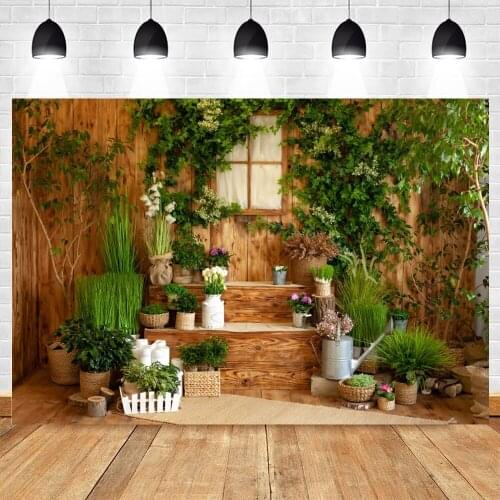 Spring Easter Backdrop Wood House Room Newborn Baby Portrait Vinyl Photographic Background For Photo Studio Photophone Photocall