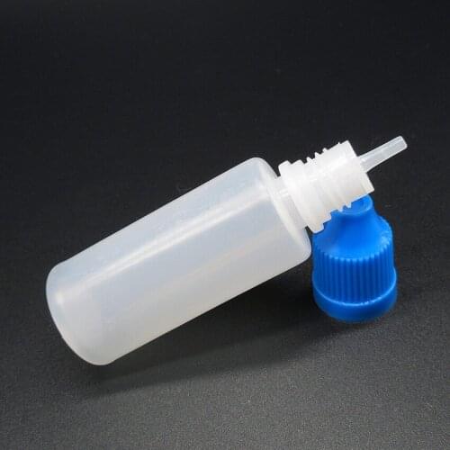 Nail polish packing 20ml dropper PE plastic bottle ,liquid bottle,dye ,pigment packing,most liquid packing 100pcs
