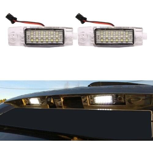 2Pcs LED Number License Plate Light Lamp for TOYOTA Hiace S.B.V/Highlander/RAV4/Land Cruiser 200 Lexus RX300 Scion XB