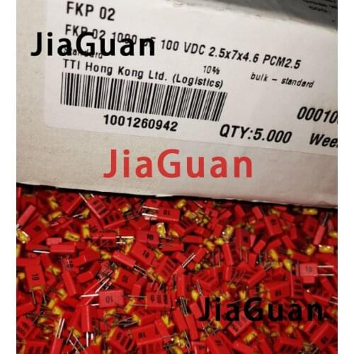 20pcs NEW WIMA FKP02 0.001uF/100V P2.5MM audio film capacitor fkp-02 102/100v 100V1000PF 102 100v 1nf 1N/100v