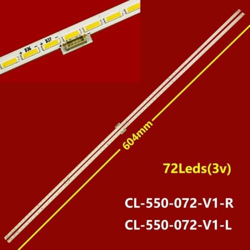 55PUS7101 11800822 LK10024666-AO LED backlight strip 72 lamp for Phi li p 55"TV CL-550-072-V1-L R