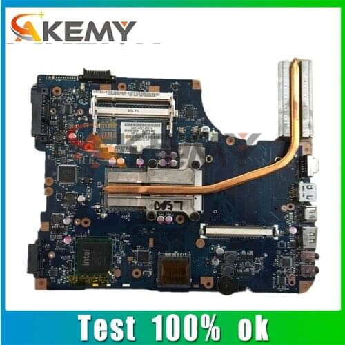AKEMY KSWAA LA-4981P REV 1.0 Laptop Motherboard For TOSHIBA Satellite L500 GL40 DDR2 without graphics slot free cpu+heatsink