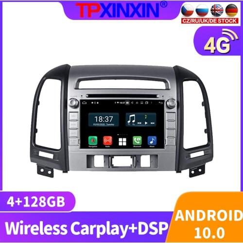 Android 10 For Hyundai SANTA FE 2012-2015 Car Radio Multimedia Video Rudio Recorder Player Navigation HeadUnit GPS Auto 2din DVD