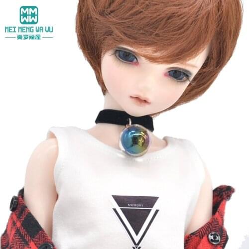 BJD Fashion Hip hop personality necklace for 1/4 1/3 BJD Uncle DD SD MSD Doll accessories