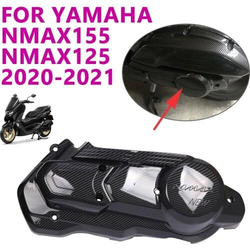 Motorcycle Side Cover Clutch Protection Drive Plastic Guard For Yamaha NMAX155 NMAX125 NMAX N MAX 155 125 2020 2021 Accessories