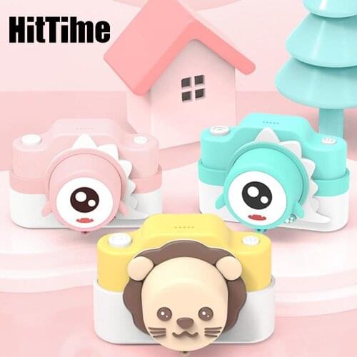 HitTime Children Mini Wifi Digital Camera Kids Toy HD 24MP IPS Display For Children Birthday Gifts Kids Educational Photo Camera