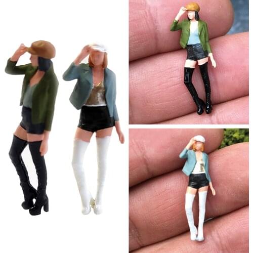 1:64 Scale Character Action Figure Doll Model for Miniature Layout Decoration