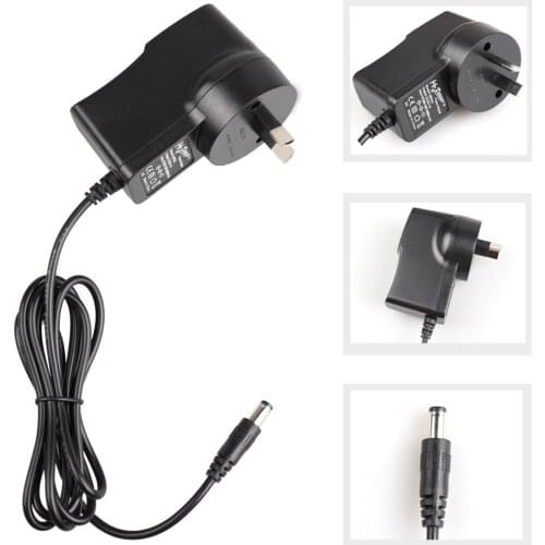 Guitar Effect Power Supply Adapter AC 110-240V DC 9V 1A for ZOOM Multi Stomp Effector MS-70CDR MS50G MS-60B EU AU US UK Plug