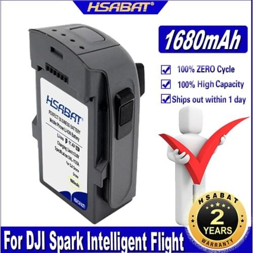 HSABAT Spark Drone 1pc 1680mAh Intelligent Charging Battery for DJI Spark Drone Part Intelligent Flight Batteries