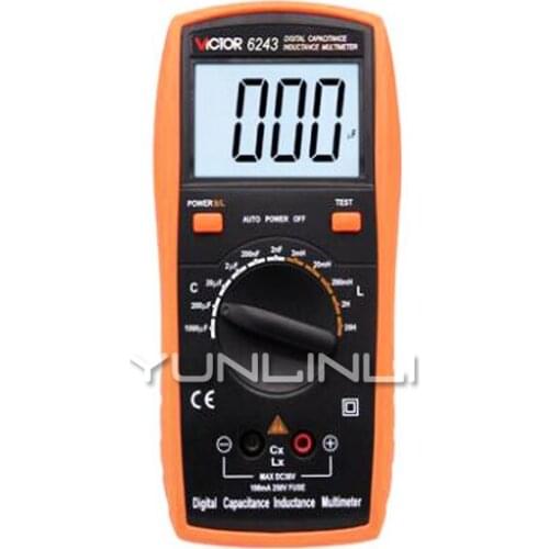 Capacitance Meter Handheld High-precision Digital With Backlight Digital Display Inductance Meter Test Instrument VC6013