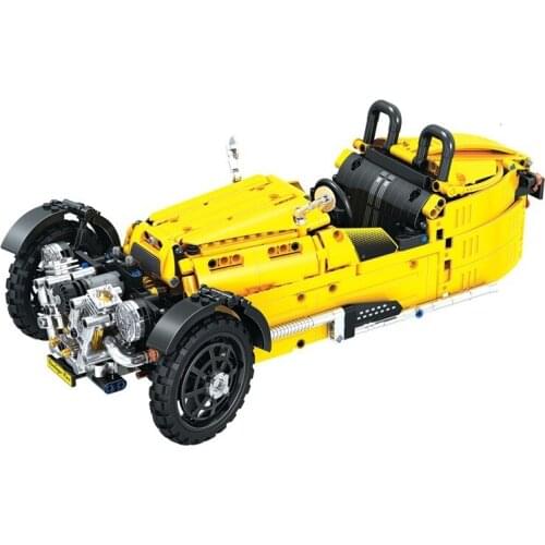 Car Building Blocks Three Wheel Classic Car Model Blocks Toy Winner Electric Convertible Car Bricks Set Electrical Toy Kids Gift