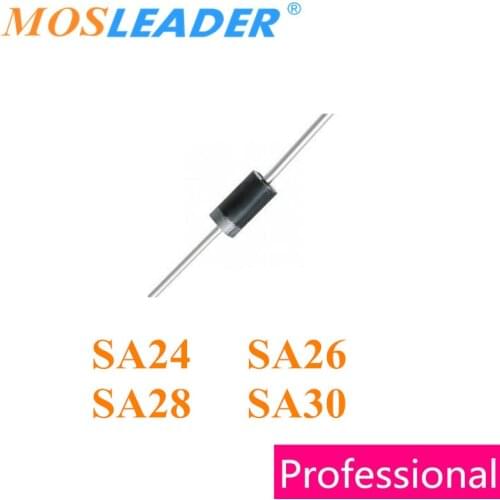Mosleader SA24 SA26 SA28 SA30 DO15 2000PCS SA24A SA26A SA28A SA30A DIP SA22CA SA24CA SA28CA SA30CA