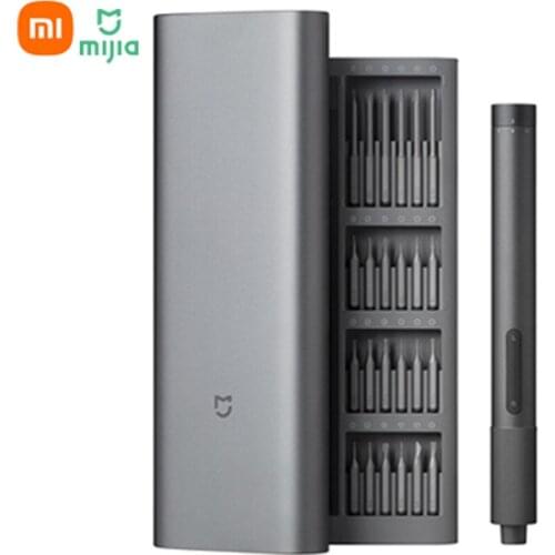Xiaomi Mijia Electric Precision Screwdriver Set Magnetic Bits Cordless Screwdriver Kit Electric Hand Tools for Electronics Xiomi