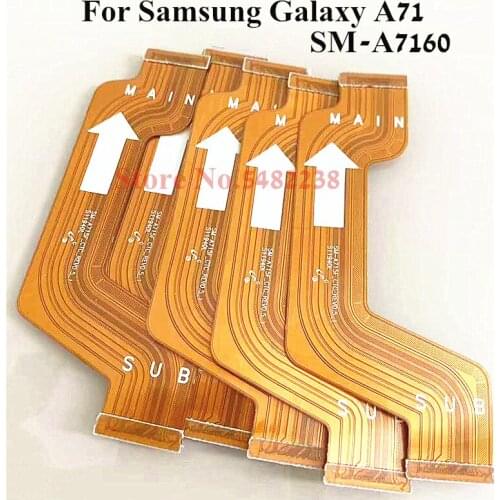 Original Motherboard Connection Flex Cable For Samsung Galaxy A71 A7160 USB port mainboard Data delivery ribbon connector line