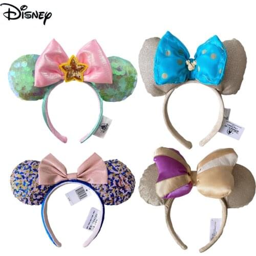 Disney Minnie Mouse Ears Headband Holiday party Cosplay Hairband EARS COSTUME Headband Plush Adult/Kids Headband Gift