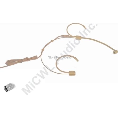 Pro Mini Studio Headset Karaoke Recording Condenser Microphone for Audio Technica Wireless Mics System beltpack transmitter