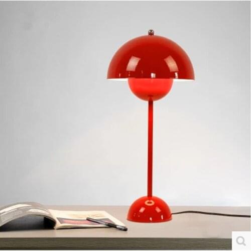 Simple modern American fashion flower pot lamp Nordic living room bedroom study bedside lamp creative personality lamps LED lamp