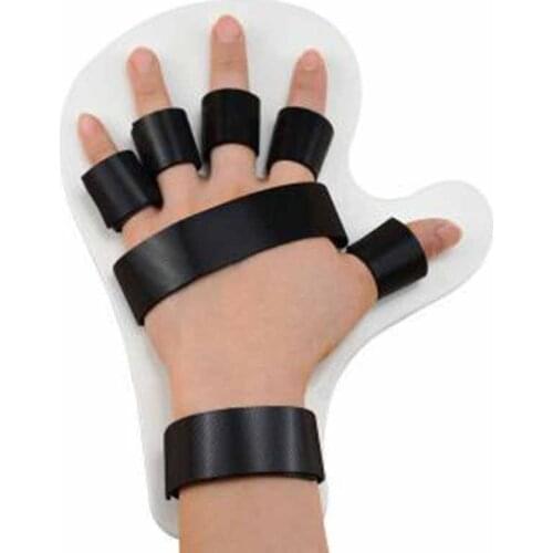 Adjustable Finger Splint Protector Medical Wrist Orthotics Rehabilitation Trainer Tendons Exercise for Stroke Hemiplegia